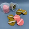 En stock Nuevo Huevo de Maquillaje Esponja de Doble Cara Cushion Tarta de Fresa Huevo de Yema de Huevo Puff Húmedo y Seco Herramienta de Maquillaje de Belleza