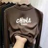 Camiseta interior térmica de forro polar doble cara para niñas, estilo otoño e invierno, cuello semi-alto, camiseta de manga larga rosa para niños, top para bebé niña