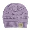 Gorro de bebé otoño e invierno Europa y Estados Unidos nuevo gorro de punto de lana para niños recién nacidos gorra con etiqueta MOK 16 colores