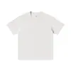 Camiseta de Algodão Puro de Manga Curta para Homem, 230g, Gola Redonda, Corte Solto, Cor Lisa, Algodão Puro de Peso Pesado 230g, Tendência Quente de Verão