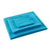 Estudiante Algodón Puro Dormitorio Tres Piezas Cama Individual Azul y Blanco a Cuadros Sábanas Funda de Edredón Dormitorio Escolar Litera Funda de Edredón Azul