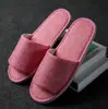 Fábrica de Yantai Chinelo Descartável Espesso Antiderrapante de Algodão e Linho para Salões de Beleza, Hotéis, Pousadas e Uso Doméstico