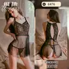 Lingerie Erótica Indulgente Camisola de Verão Transparente Renda Fina Sexy Vestido de Noite Apaixonado Não Precisa Tirar 6476
