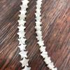 Collar y pulsera de concha de mar con forma de herradura, corte de tornillo, estrella de cinco puntas, accesorios de joyería de Amazon