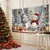 Tela de Fondo para Navidad 2027 Venta Caliente Transfronteriza Fondo Fotográfico Decoración de Fiesta Tela Colgante Fábrica de Origen Múltiples Estilos Disponibles