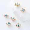 Colgante Pequeña Tortuga Goteo de Aceite Accesorios para Ojos Joyería Hecha a Mano DIY Accesorios Colgantes Pequeños de Aleación Accesorios para Pendientes
