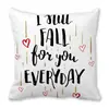 Feliz Día de San Valentín Feliz Funda de Almohada Piel de Durazno Funda de Almohada Plataforma Transfronteriza Suministro de Fábrica zxt561