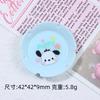 Color queso animal plato comida juego crema pegamento diy hecho a mano pinza para el pelo casero material de refrigerador accesorios de resina