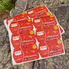 Adesivo de Etiqueta de Fruta Tira Filme Adesivo Universal Fruta Vegetal Morango Laranja Adesivo Etiqueta