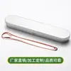 Fábrica de Origem Limpador de Língua Aço Inoxidável Design de Cabeça Dupla Raspador de Língua Bucal Portátil Conjunto de Limpador de Língua