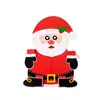 Decoração de Festa de Natal Pingente de Boneco de Neve Decoração Criativa de Desenho Animado Enfeites de Papai Noel Rena Charms