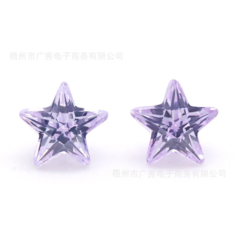 五角星变蓝锆石