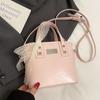 Bolsa Balde Portátil Simples de Nicho de Venda Quente de Primavera e Verão Bolsa Transversal Casual para Trabalho para Mulheres Estilo Doce Versátil