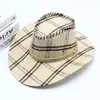 Sombrero Sombrero Vaquero Protector Solar para Exteriores Mezclilla Pesca Sombrero para Hombre Fresco para Mujer Ocio Viaje Sombrero de Paja de Verano