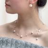 Collar de Perlas Swarovski Cielo Estrellado Estilo Xu Yan con Longitud Ajustable, Cadena de Clavícula y Cadena para Suéter de Moda y Dulce