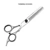 Tesouras de Beleza Transfronteiriças Tesouras para Tosquia de Animais Tesouras de Cabeleireiro Conjunto de Ferramentas de Corte de Pelo de Cachorro Ponta Curva Tesouras de Dentes Finos Suprimentos para Cuidados com o Cabelo