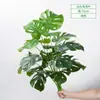Plantas Verdes de Simulación Nórdica Adornos de Plantas Verdes Flores Artificiales para Sala de Estar Flores Secas Adornos de Planta en Maceta para Escritorio de Oficina Hogar Creativo