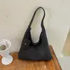 Bolsa de Hombro Cruzada para Mujer con Textura Tejida Retro de Nicho de Comercio Exterior, Otoño, Gran Capacidad, Casual, Lujo Ligero, Versátil