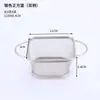 Cesta de Acero Inoxidable 304 para Papas Fritas, Cesta de Snacks para Pollo Frito, Cesta de Snacks para Tienda de Té con Leche, Caja de Snacks para Hotel, Contenedor para Comida Frita