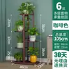 Estante de Flores de Hierro para el Hogar, Ahorrador de Espacio, de Pie, Multicapa, con Ruedas, para Balcón y Sala de Estar, Adecuado para Colgar Macetas de Orquídeas y Almacenamiento
