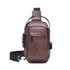 Bolsa de Peito Masculina Transfronteiriça com Cadeado de Combinação Antifurto Bolsa Transversal Mochila Casual de Ombro Moda Multifuncional Tendência Bolsa Esportiva