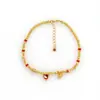 Accesorios Bagua Esmaltados Azules con Diseño del Carácter 'Ruyi' y 'Fu', Pulsera Personalizada de Moda con Diseño Original DIY