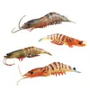 Set de 4 Figuras Realistas de Camarones  Juguetes Modelo de Animales Marinos de PVC Incluyendo Camarón Tigre y Más Decoraciones de Vida Marina para Niños de 3 Años Educati