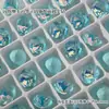 Rhinestones para Decoración de Uñas Xiaohongshu Súper Brillantes de 8 mm, Superficie Shiyue, Rhinestones Redondos Multifacéticos con Base Puntiaguda K9
