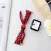 Correa Tejida de Cuerda de Paracaídas con Cadena Metálica para Apple Apple iwatch345678SE Reloj Deportivo Inteligente
