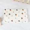 Almofada de Nuvem para Recém-Nascidos, Almofada Plana para Bebê, Almofada para Bebê, Almofada de Nuvem de Gaze, Absorvente de Suor, Respirável, Paninho de Arroto Lavável à Máquina