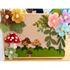 Decoração Temática de Volta às Aulas Materiais Flores e Folhas de Papel Perolado Morandi Decoração de Parede Papel de Presente