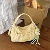 2026 Otoño Nueva Estrella Bolso de un Hombro para Mujer Estudiante Estilo Coreano Alta Apariencia Capacidad Bolso de Mano Bolso Estilo Perezoso