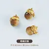Accesorios Naturales de Madera de Agar para Manualidades, Zaki Lamu de Cinco Sutras, Accesorios Hechos a Mano para Joyería DIY, Cuentas Espaciadoras, Cuentas de Madera, Pulsera