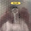Chaveiro Atacado com Unha em Formato de Chifre, Chaveiro com Argola Única, Acessórios para Chaveiro, Corrente de Contas, Pingente de Contas, Corrente para Pendurar