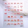 Pegatinas para Uñas Estilo Coreano Ins con Moños 5D en Relieve Diseños Femeninos Varias Decoraciones de Moños con Serpentina Pinzas para el Cabello Pegatinas para Uñas