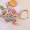 Cuentas Redondas de Color Sólido de 8 mm y 10 mm, Cuentas Sueltas de Resina, Cuentas de Navidad, Pulsera Hecha a Mano de Bricolaje, Separadores con Cuentas, Joyería