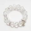 Pulseira de Cristal Branco de Cristal Natural Qian Xiao Anran para Mulheres, Pulseira Aze Branco de Moda de Alta Qualidade Shijia Atacado