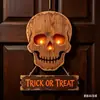 Letrero de Puerta de Madera Plana Impreso con Calabaza Decoración Creativa Colgante de Pared Decoración Festiva Venta al por Mayor desde el Fabricante