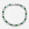 Bestseller transfronterizo: Pulsera minimalista versátil de lujo nuevo con circonita incrustada de cobre, venta al por mayor de fábrica