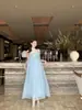 Nuevo Vestido Rosa Sin Mangas Bordado Estilo Nacional Chino Hada Elegante Lujo Accesible Gama Alta Vestido de Novia Falda Larga
