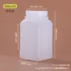 50ML100ML150ML250ML500ML1000ML Garrafa Plástica para Engarrafamento Boca Larga Garrafa para Pó Sólido
