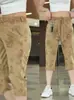 Pantalones cortos casuales de verano para hombre transfronterizos, pantalones de longitud media para hombres jóvenes y de mediana edad, ropa para el hogar, pantalones deportivos rectos holgados, pantalones casuales