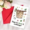 Tarjetas de agradecimiento para compra directa transfronteriza con juego de sobres, se pueden escribir a mano con mensajes y bendiciones, tarjetas de texto plegables