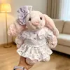 Solo Ropa de Muñeca/Ropa Hecha a Mano para Muñeca Conejo Jc Bonnie, Pijama, Vestido Mismo Estilo del Pequeño Libro Rojo, Conjunto para Muñeca de 32cm, Lindo