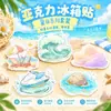 Ímãs de Geladeira Acrílicos Verão Litoral Praia Oceano Mergulho Desenho Animado Magnéticos Decorativos Presentes Criativos para Casa em Estoque