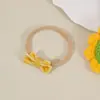 Nuevos Accesorios para el Cabello Transfronterizos Coreanos Japoneses Lazo Simple de Terciopelo Banda Fina para el Cabello Accesorios para el Cabello Adorno para la Cabeza de Bebé Recién Nacido