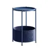 Mesa de Centro Pequena Nórdica Personalizada de Fábrica, Mesa Lateral para Sofá, Mesa de Canto Simples para Sala de Estar, Mesa de Cabeceira, Mesa Lateral Pequena de Ferro Mini