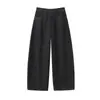 Pantalones Anchos de Pierna Ancha Sueltos Estilo Retro de Moda Otoño/Invierno 2026 con Estampado de Leopardo para Mujer