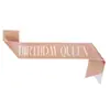 Coroa de Aniversário Europeia e Americana Headband Coroa de Noiva Strass Acessórios de Cabelo Alça de Ombro Conjunto de Cinto de Etiqueta Adereços de Formatura