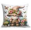Amazon transfronterizo nuevo funda de almohada elfo jardín de primavera acuarela funda de cojín para sofá de casa al por mayor